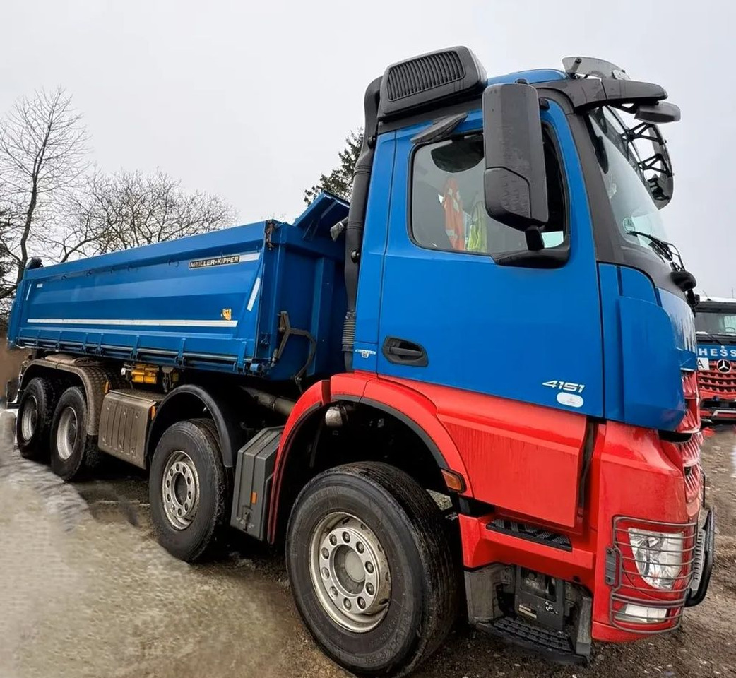 Mercedes-Benz Arocs 4151 / 8x4 / Meiller Trójstronna wywrotka / 510 KM / Euro 6 / Bordmatic / Retarder - Самосвал: фото 2 Mercedes-Benz Arocs 4151 / 8x4 / Meiller Trójstronna wywrotka / 510 KM / Euro 6 / Bordmatic / Retarder - Самосвал: фото 2