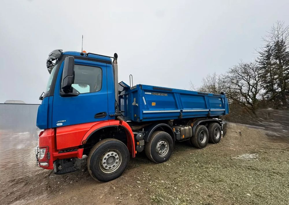 Mercedes-Benz Arocs 4151 / 8x4 / Meiller Trójstronna wywrotka / 510 KM / Euro 6 / Bordmatic / Retarder - Самосвал: фото 1 Mercedes-Benz Arocs 4151 / 8x4 / Meiller Trójstronna wywrotka / 510 KM / Euro 6 / Bordmatic / Retarder - Самосвал: фото 1