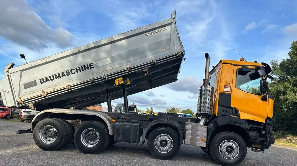 Renault K 440 8x4 • Bordmatik • Klima •  Meiller • Euro 6 • 3-stronna wywrotka • 299 000 km - Самосвал: фото 2 Renault K 440 8x4 • Bordmatik • Klima •  Meiller • Euro 6 • 3-stronna wywrotka • 299 000 km - Самосвал: фото 2