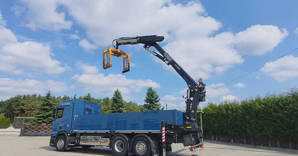 Scania R 500 6x2 / HDS Fassi F 215 AS / Euro 6 / Retarder / Oś skrętna / 220 000 km! - Грузовик бортовой/ Платформа, Автоманипулятор: фото 3 Scania R 500 6x2 / HDS Fassi F 215 AS / Euro 6 / Retarder / Oś skrętna / 220 000 km! - Грузовик бортовой/ Платформа, Автоманипулятор: фото 3