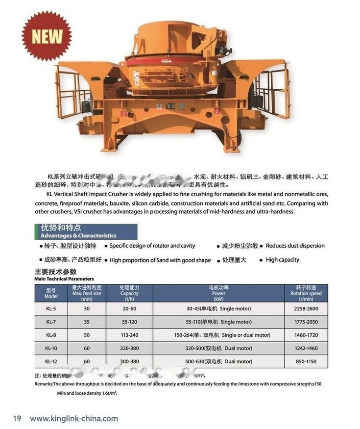 Kinglink KINGLINK New KL12 VSI Crusher - Ударная дробилка: фото 5 Kinglink KINGLINK New KL12 VSI Crusher - Ударная дробилка: фото 5