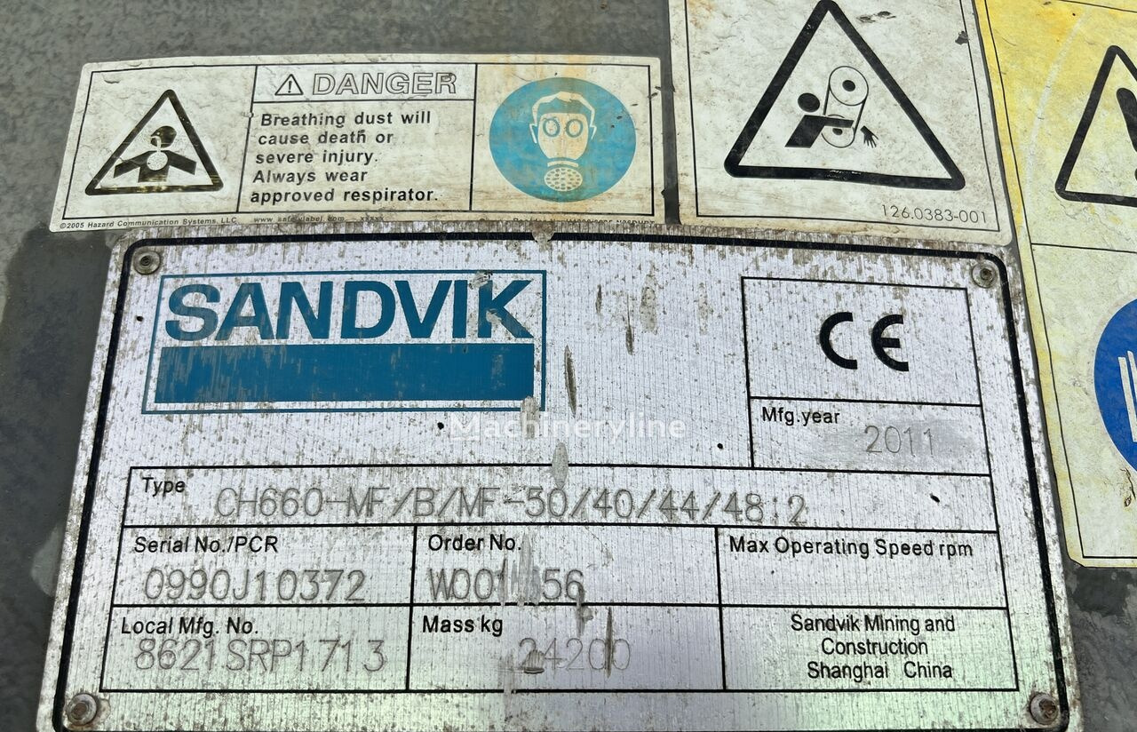 Sandvik CH660- MF Hydraulic Cone Crusher - Конусная дробилка: фото 5 Sandvik CH660- MF Hydraulic Cone Crusher - Конусная дробилка: фото 5
