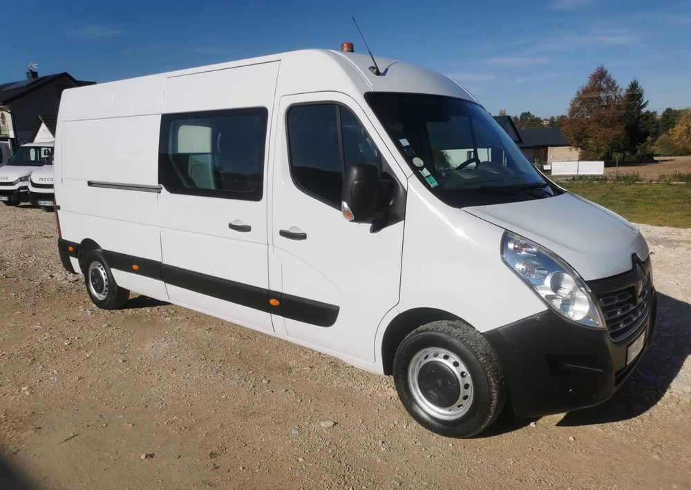 Renault Master L3H2 doka 7-osobowy Długi klima 2.3dCi-125KM Brygadówka - Цельнометаллический фургон: фото 3 Renault Master L3H2 doka 7-osobowy Długi klima 2.3dCi-125KM Brygadówka - Цельнометаллический фургон: фото 3