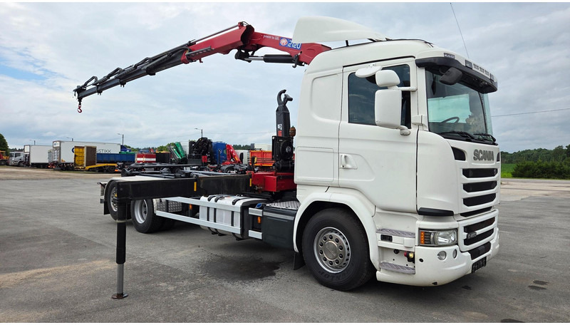 Scania G450 6X2*4 HMF 2120 crane 700 hours - Крюковой мультилифт, Автоманипулятор: фото 2 Scania G450 6X2*4 HMF 2120 crane 700 hours - Крюковой мультилифт, Автоманипулятор: фото 2