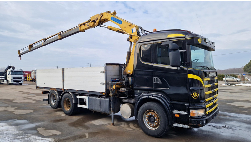 Scania R164 6X2 EFFER 150 full steel - Грузовик бортовой/ Платформа, Автоманипулятор: фото 2 Scania R164 6X2 EFFER 150 full steel - Грузовик бортовой/ Платформа, Автоманипулятор: фото 2