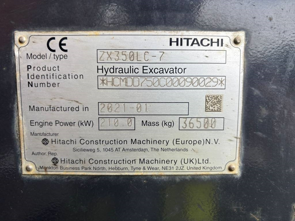 Hitachi ZX 350 LC-7 (Under Preparation) - Гусеничный экскаватор: фото 2 Hitachi ZX 350 LC-7 (Under Preparation) - Гусеничный экскаватор: фото 2