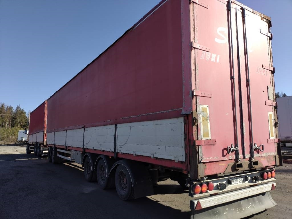 Scania Nousukapelli+Jyki kärry 3m sisäkork.liukukatot - Тентованный грузовик: фото 4 Scania Nousukapelli+Jyki kärry 3m sisäkork.liukukatot - Тентованный грузовик: фото 4