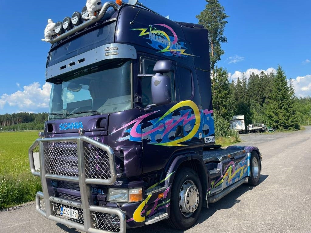 Scania R124 veturi, erikoismaalaus - Тягач: фото 2 Scania R124 veturi, erikoismaalaus - Тягач: фото 2