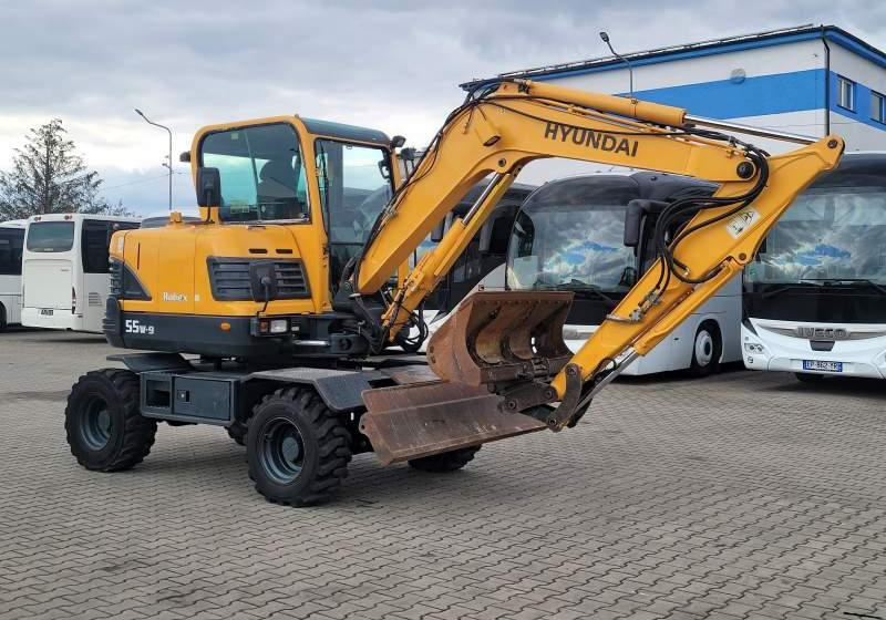 Hyundai ROBEX 55W-9 EXCAVATOR / SPROWADZONY Z FRANCJI - Колёсный экскаватор: фото 1 Hyundai ROBEX 55W-9 EXCAVATOR / SPROWADZONY Z FRANCJI - Колёсный экскаватор: фото 1
