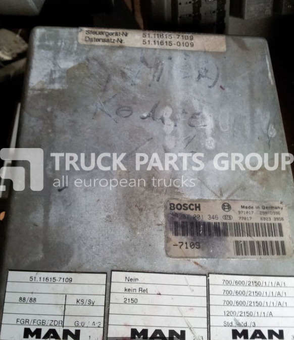 MAN ECU EDC, engine control unit 4 series , L2000, 51116167173, 5111 control unit - Блок управления для Грузовиков: фото 5 MAN ECU EDC, engine control unit 4 series , L2000, 51116167173, 5111 control unit - Блок управления для Грузовиков: фото 5