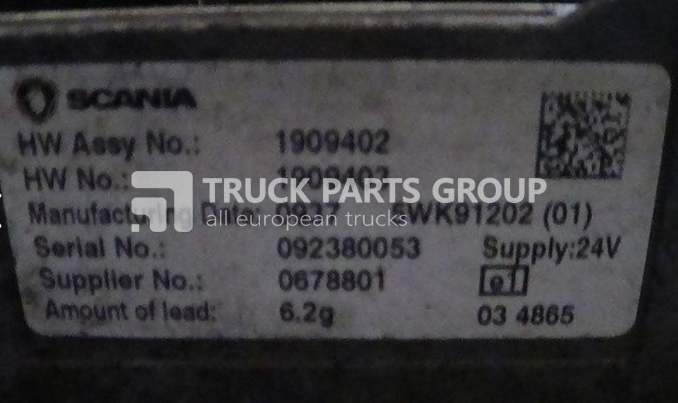 SCANIA R XPI, engine control unit, EDC, ECU EMS, DC9, OC9 control unit - Блок управления для Грузовиков: фото 3 SCANIA R XPI, engine control unit, EDC, ECU EMS, DC9, OC9 control unit - Блок управления для Грузовиков: фото 3