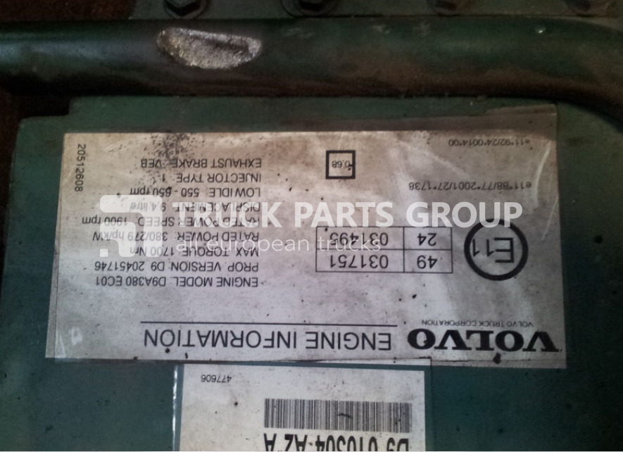 VOLVO FL, FM, FE engine control unit, EDC, ECU, D9A380 EC01, 380/279/h control unit - Блок управления для Грузовиков: фото 4 VOLVO FL, FM, FE engine control unit, EDC, ECU, D9A380 EC01, 380/279/h control unit - Блок управления для Грузовиков: фото 4