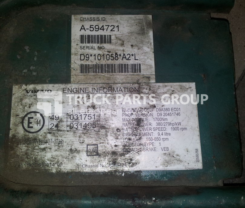 VOLVO FL, FM, FE engine control unit, EDC, ECU, D9A380 EC01, 380/279/h control unit - Блок управления для Грузовиков: фото 2 VOLVO FL, FM, FE engine control unit, EDC, ECU, D9A380 EC01, 380/279/h control unit - Блок управления для Грузовиков: фото 2