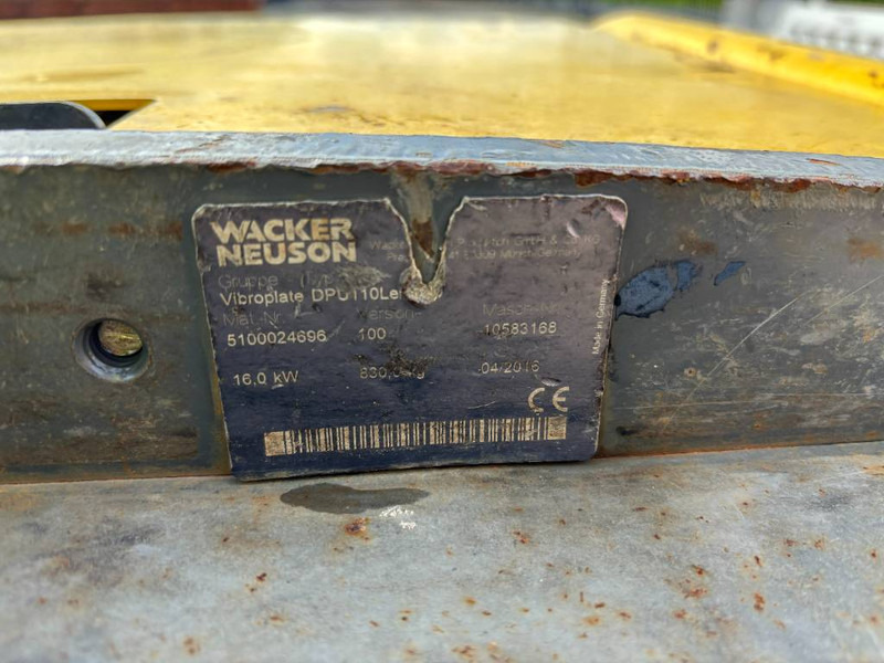 WACKER NEUSON DPU110 Lem 970 - Виброплита: фото 5 WACKER NEUSON DPU110 Lem 970 - Виброплита: фото 5