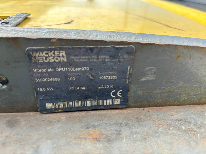 WACKER NEUSON DPU110Lem970 - Виброплита: фото 5 WACKER NEUSON DPU110Lem970 - Виброплита: фото 5