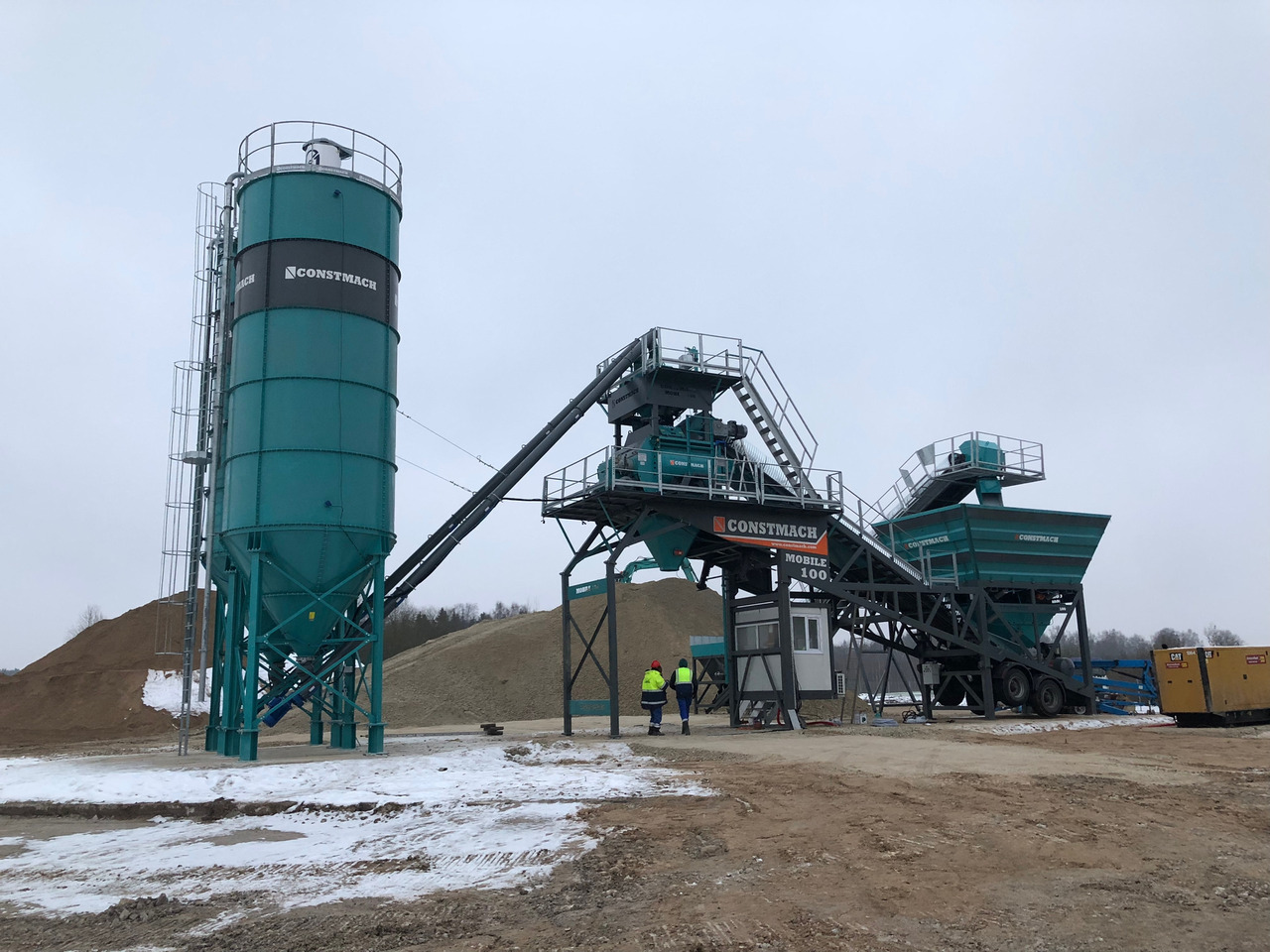 Constmach 100 m³/h Mobile Concrete Batching Plant - Бетонный завод: фото 3 Constmach 100 m³/h Mobile Concrete Batching Plant - Бетонный завод: фото 3