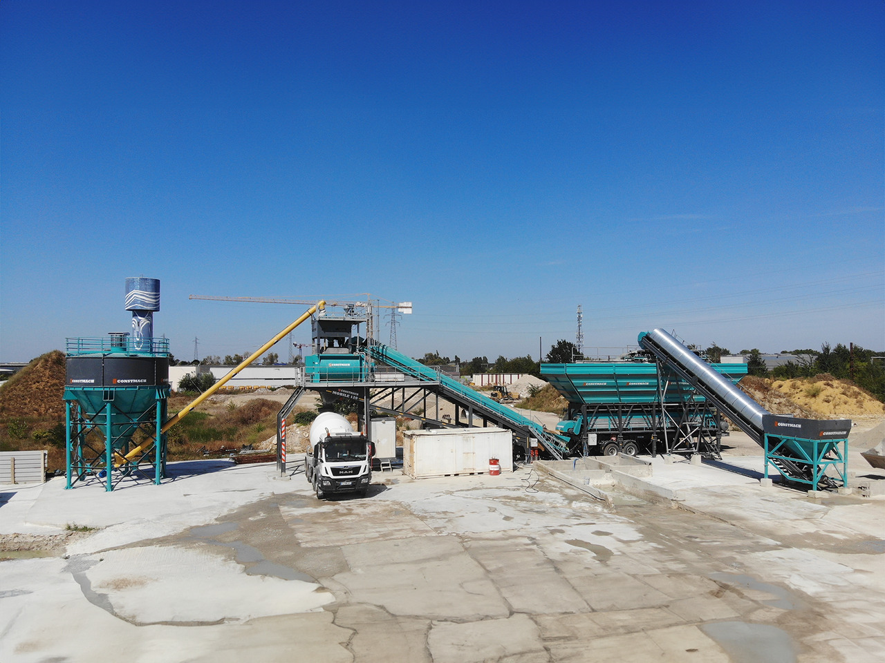 Constmach 120 m³/h Mobile Concrete Batching Plant - Бетонный завод: фото 2 Constmach 120 m³/h Mobile Concrete Batching Plant - Бетонный завод: фото 2