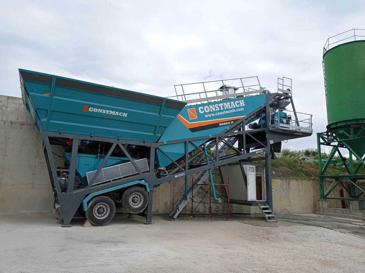 Constmach 30 m³/h Mobile Concrete Batching Plant - Бетонный завод: фото 2 Constmach 30 m³/h Mobile Concrete Batching Plant - Бетонный завод: фото 2