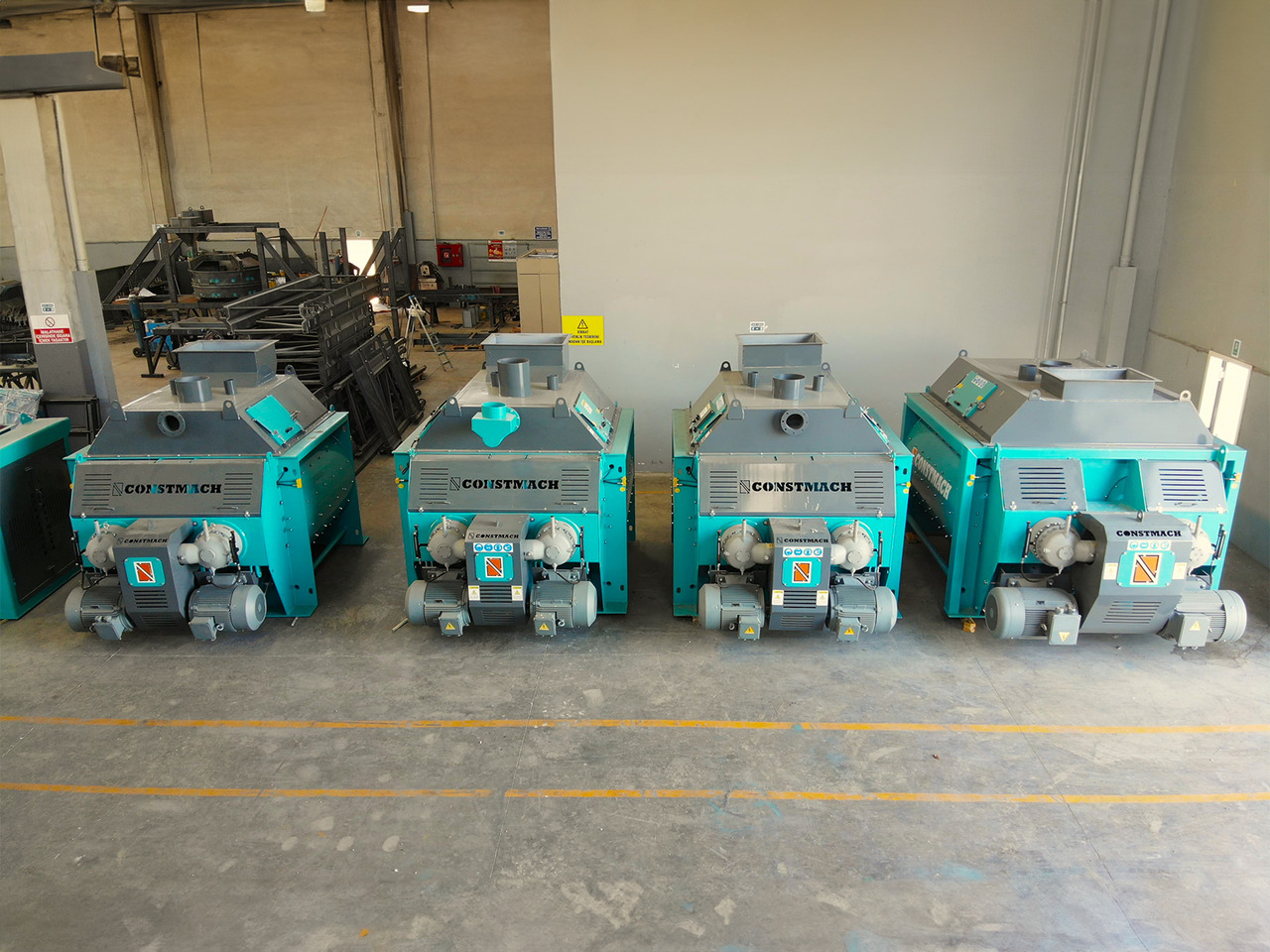 Constmach Mélangeur à Béton à Double Arbre ( Mélangeur à Palettes ) - Бетономешалка: фото 4 Constmach Mélangeur à Béton à Double Arbre ( Mélangeur à Palettes ) - Бетономешалка: фото 4