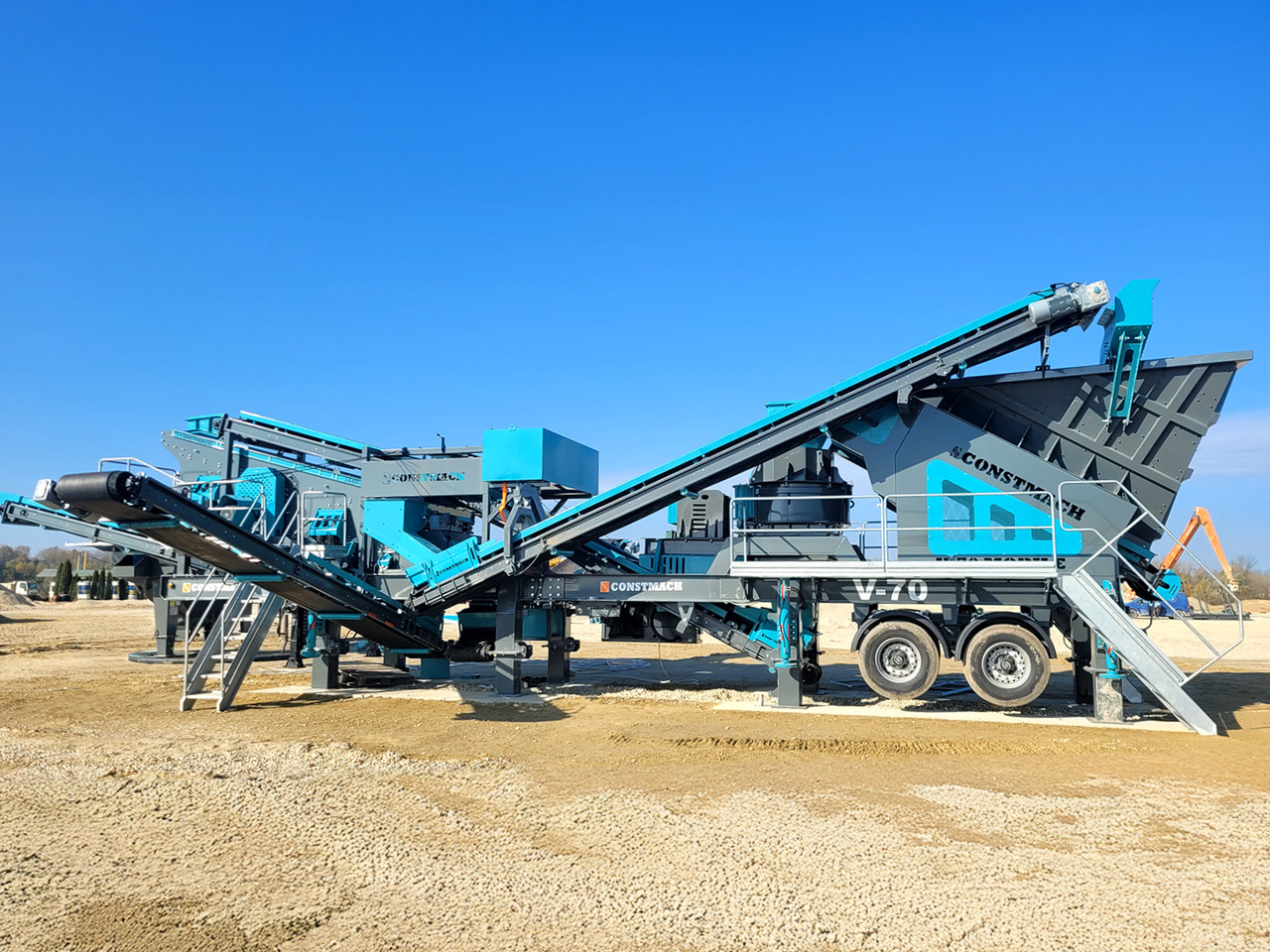 Constmach Mobiler Prallbrecher mit vertikaler Welle und einer Kapazität von 100–150 Tonnen - Мобильная дробилка: фото 3 Constmach Mobiler Prallbrecher mit vertikaler Welle und einer Kapazität von 100–150 Tonnen - Мобильная дробилка: фото 3