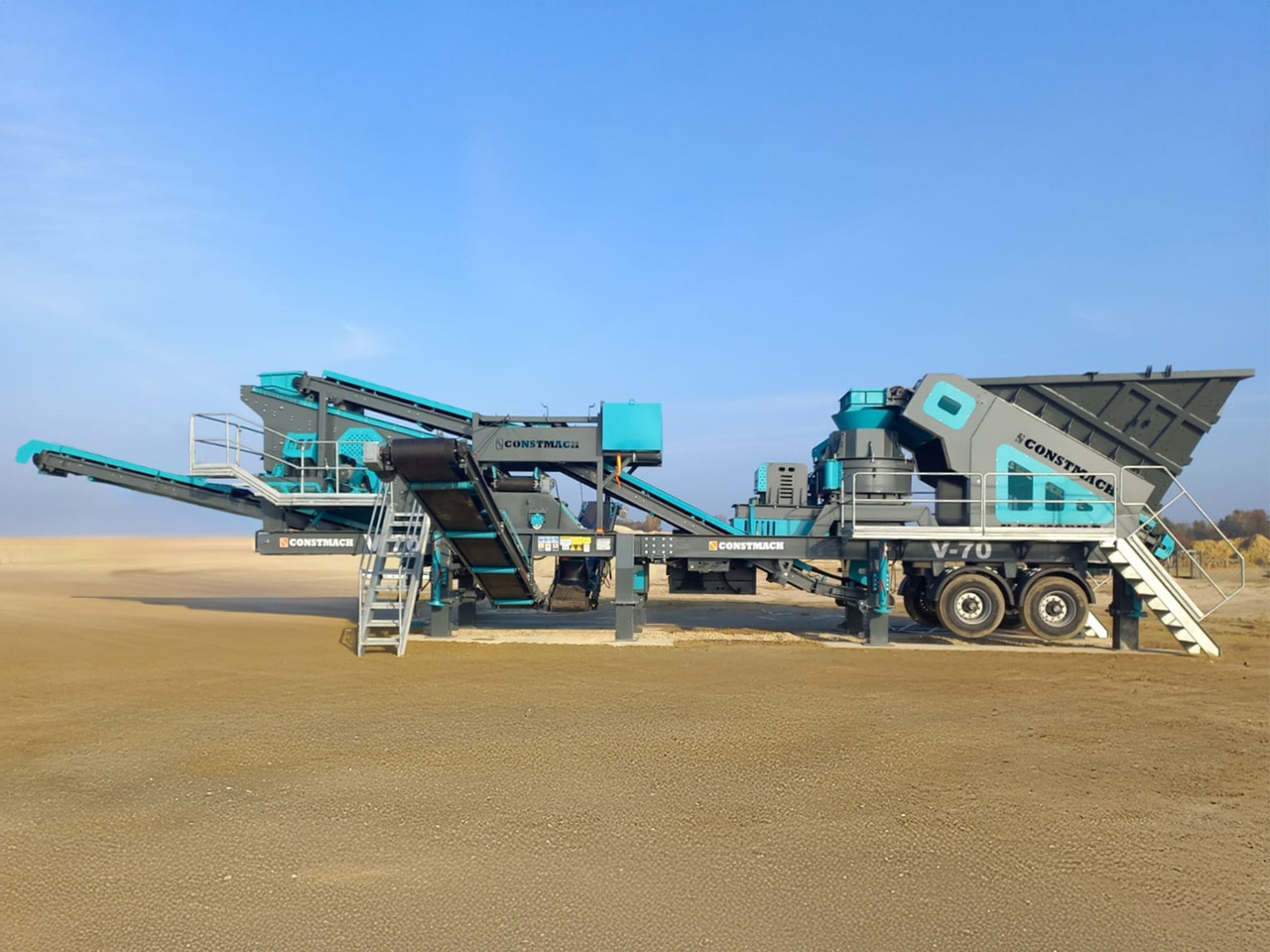Constmach Mobiler Prallbrecher mit vertikaler Welle und einer Kapazität von 100–150 Tonnen - Мобильная дробилка: фото 5 Constmach Mobiler Prallbrecher mit vertikaler Welle und einer Kapazität von 100–150 Tonnen - Мобильная дробилка: фото 5