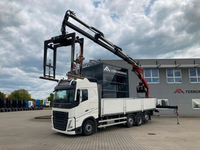 Volvo FH460 8x2 TRIDEM VLA&NLA gelenkt*FASSI F215AS.24 - Грузовик бортовой/ Платформа, Автоманипулятор: фото 1 Volvo FH460 8x2 TRIDEM VLA&NLA gelenkt*FASSI F215AS.24 - Грузовик бортовой/ Платформа, Автоманипулятор: фото 1