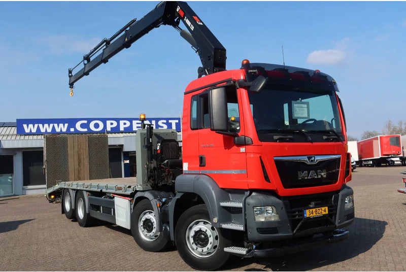 MAN TGS 35.360 8x2 Euro 6 Oprijwagen + Hiab 228 E 3 kraan. - Грузовик бортовой/ Платформа, Автоманипулятор: фото 2 MAN TGS 35.360 8x2 Euro 6 Oprijwagen + Hiab 228 E 3 kraan. - Грузовик бортовой/ Платформа, Автоманипулятор: фото 2