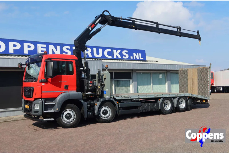 MAN TGS 35.360 8x2 Euro 6 Oprijwagen + Hiab 228 E 3 kraan. - Грузовик бортовой/ Платформа, Автоманипулятор: фото 1 MAN TGS 35.360 8x2 Euro 6 Oprijwagen + Hiab 228 E 3 kraan. - Грузовик бортовой/ Платформа, Автоманипулятор: фото 1