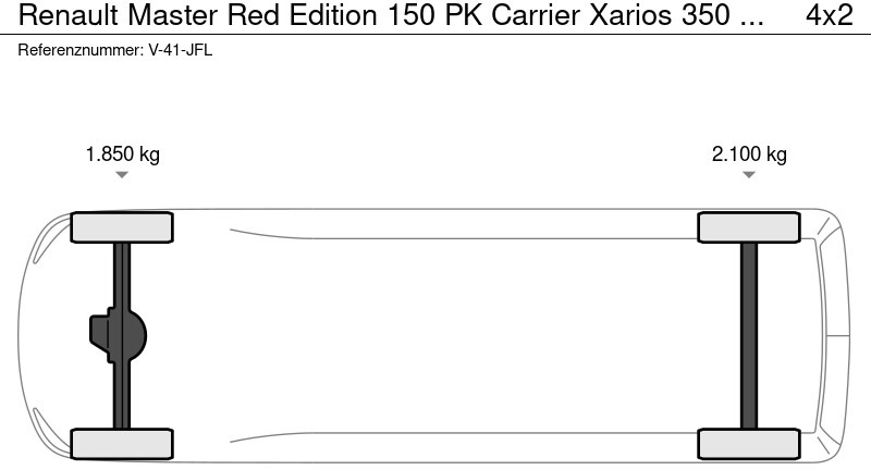Малотоннажный рефрижератор Renault Master Red Edition 150 PK Carrier Xarios 350 Koele/vriezen/verwarmen + nachtaansluiting 220 volt.: фото 17