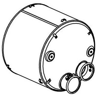 Katalysator SCR Euro 4 DAF XF95, XF105, XF85 - 3 sensoren - Dinex 21441 1691063 1685172 1691063 1685172 1669321 - Катализатор для Грузовиков: фото 2 Katalysator SCR Euro 4 DAF XF95, XF105, XF85 - 3 sensoren - Dinex 21441 1691063 1685172 1691063 1685172 1669321 - Катализатор для Грузовиков: фото 2