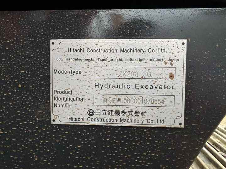 Hot sale Used Hitachi ZX200-3 digger 20ton Excavator second hand excavator - Гусеничный экскаватор: фото 5 Hot sale Used Hitachi ZX200-3 digger 20ton Excavator second hand excavator - Гусеничный экскаватор: фото 5