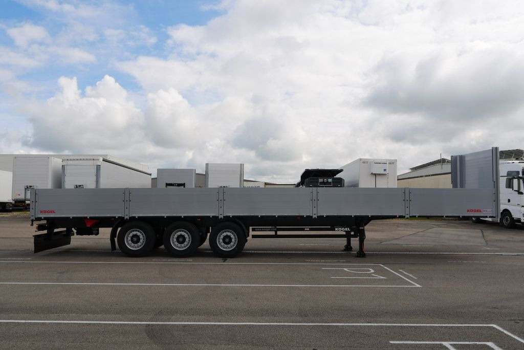 Новый Полуприцеп бортовой/ Платформа Kögel SN24/ BW 800 mm/144 x rungent. BPW/ LENKACHSE: фото 6