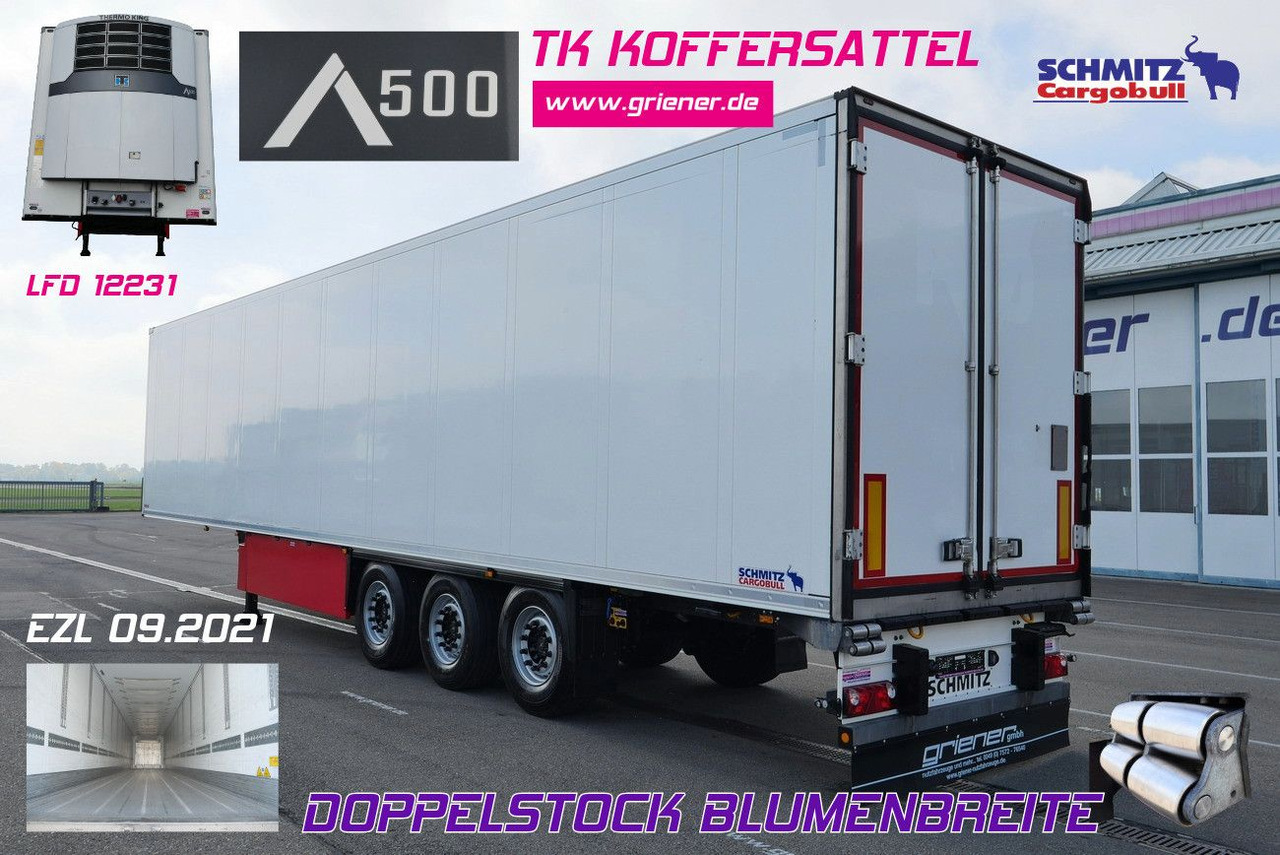 Schmitz Cargobull SKO 24/DOPPELSTOCK BLUMEN TK A500 DRP FP 45 - Полуприцеп-рефрижератор: фото 1 Schmitz Cargobull SKO 24/DOPPELSTOCK BLUMEN TK A500 DRP FP 45 - Полуприцеп-рефрижератор: фото 1