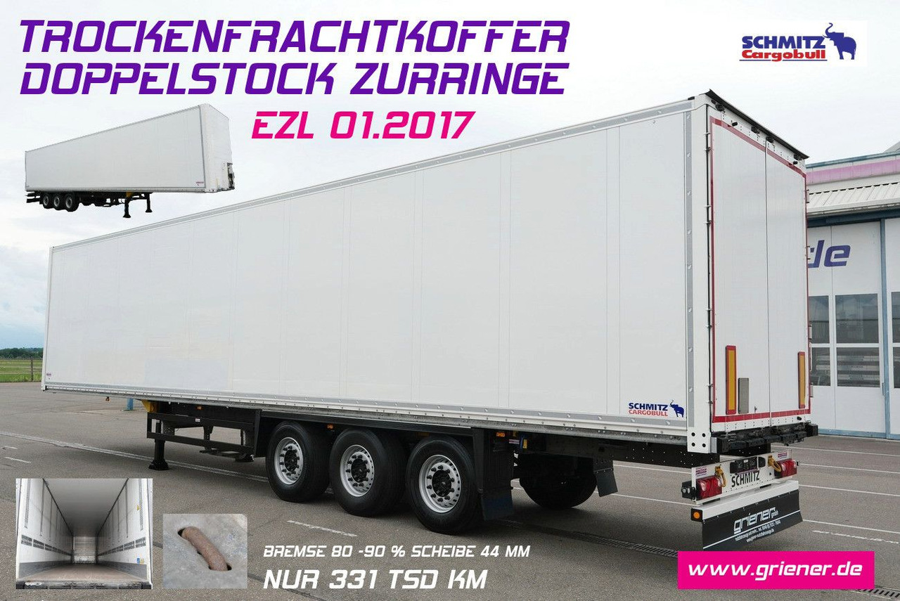 Schmitz Cargobull SKO 24/DOPPELSTOCK/ZURRLEISTE /ZURRINGE - Полуприцеп-фургон: фото 1 Schmitz Cargobull SKO 24/DOPPELSTOCK/ZURRLEISTE /ZURRINGE - Полуприцеп-фургон: фото 1