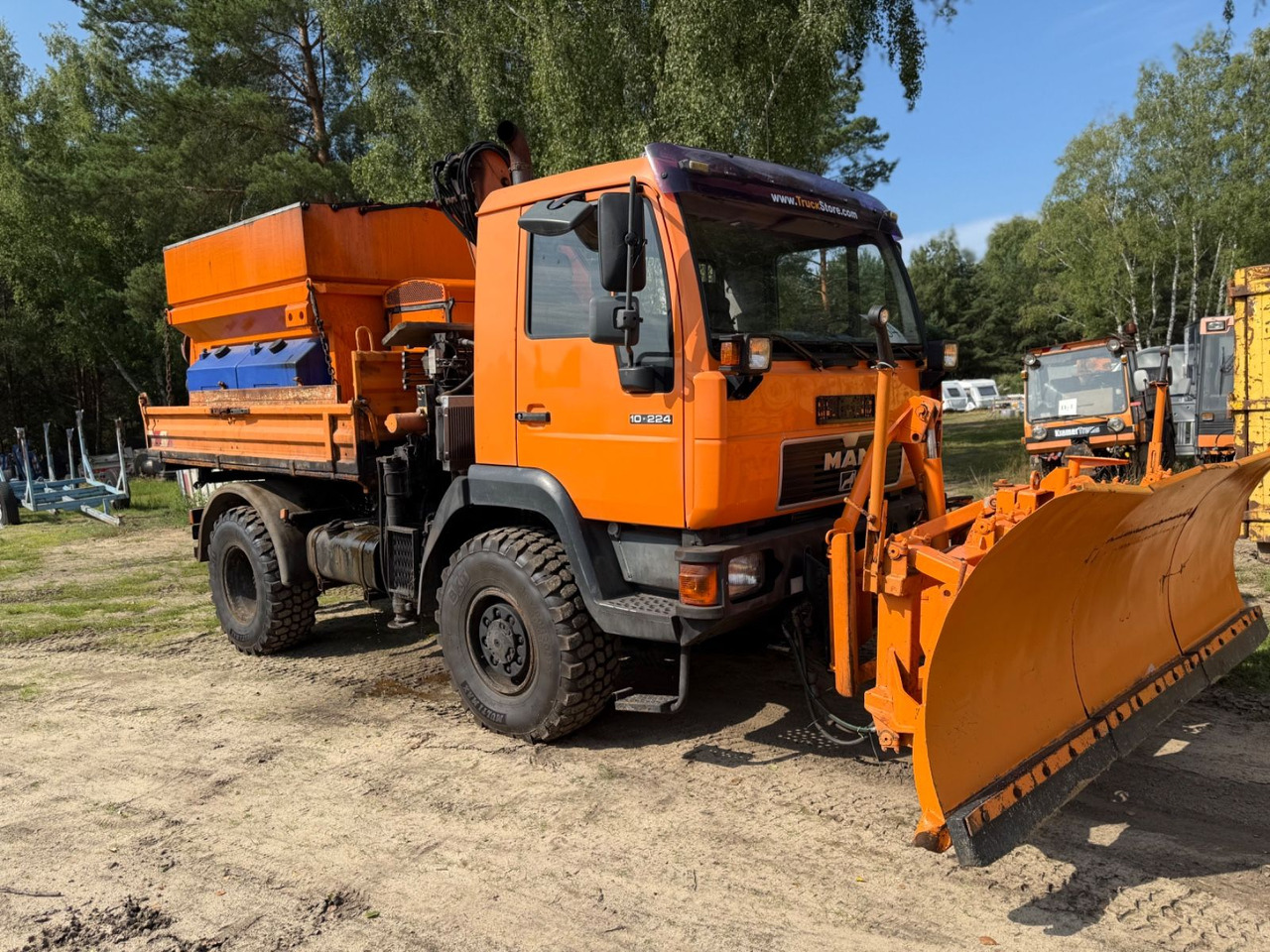 MAN 10.224 Atlas Kran Salzstreuer 4X4 - Самосвал, Автоманипулятор: фото 3 MAN 10.224 Atlas Kran Salzstreuer 4X4 - Самосвал, Автоманипулятор: фото 3