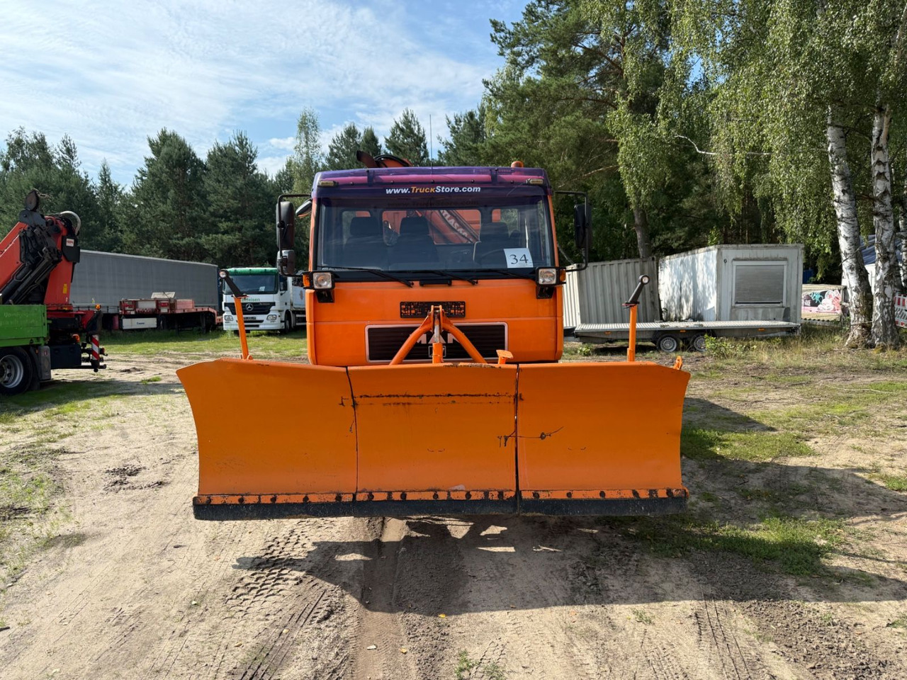 MAN 10.224 Atlas Kran Salzstreuer 4X4 - Самосвал, Автоманипулятор: фото 2 MAN 10.224 Atlas Kran Salzstreuer 4X4 - Самосвал, Автоманипулятор: фото 2