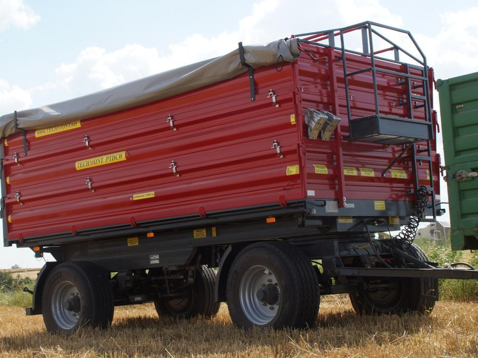 Techmont Anhänger / Trailer / Remorque / Rimorchio / Прицеп двухоосный бортовой / Przyczepa dwuosiowa PTD16 12 t - Сельскохозяйственный прицеп-самосвал: фото 2 Techmont Anhänger / Trailer / Remorque / Rimorchio / Прицеп двухоосный бортовой / Przyczepa dwuosiowa PTD16 12 t - Сельскохозяйственный прицеп-самосвал: фото 2