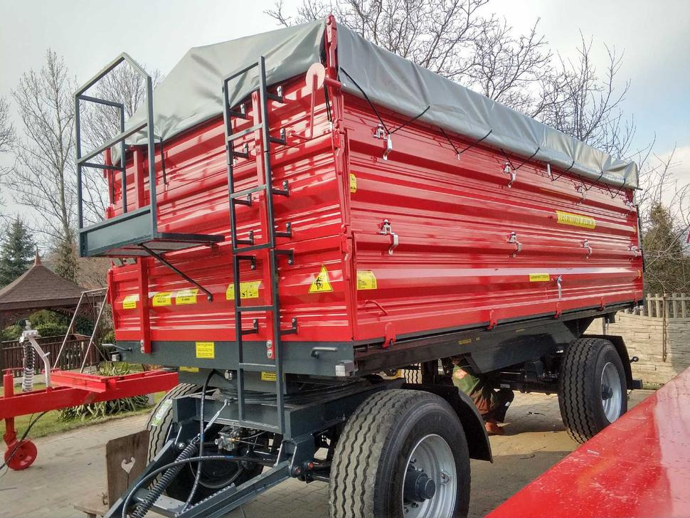 Techmont Anhänger / Trailer / Remorque / Rimorchio / Прицеп двухоосный бортовой / Przyczepa dwuosiowa PTD16 12 t - Сельскохозяйственный прицеп-самосвал: фото 5 Techmont Anhänger / Trailer / Remorque / Rimorchio / Прицеп двухоосный бортовой / Przyczepa dwuosiowa PTD16 12 t - Сельскохозяйственный прицеп-самосвал: фото 5