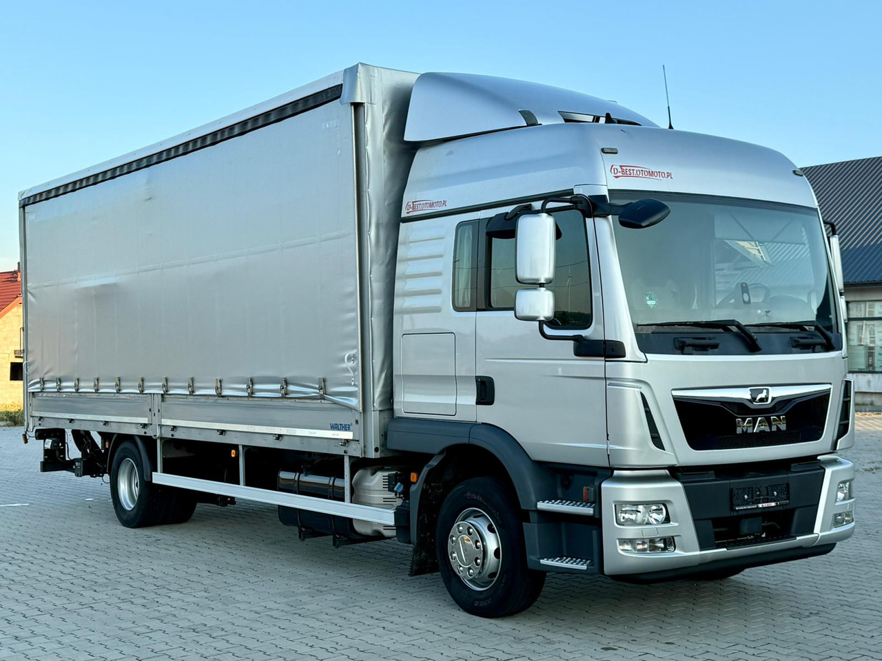 MAN TGM 12.250 / TGL / BURTO - FIRANKA / WINDA / 18 PALET / AUTOMAT - Тентованный грузовик: фото 1 MAN TGM 12.250 / TGL / BURTO - FIRANKA / WINDA / 18 PALET / AUTOMAT - Тентованный грузовик: фото 1