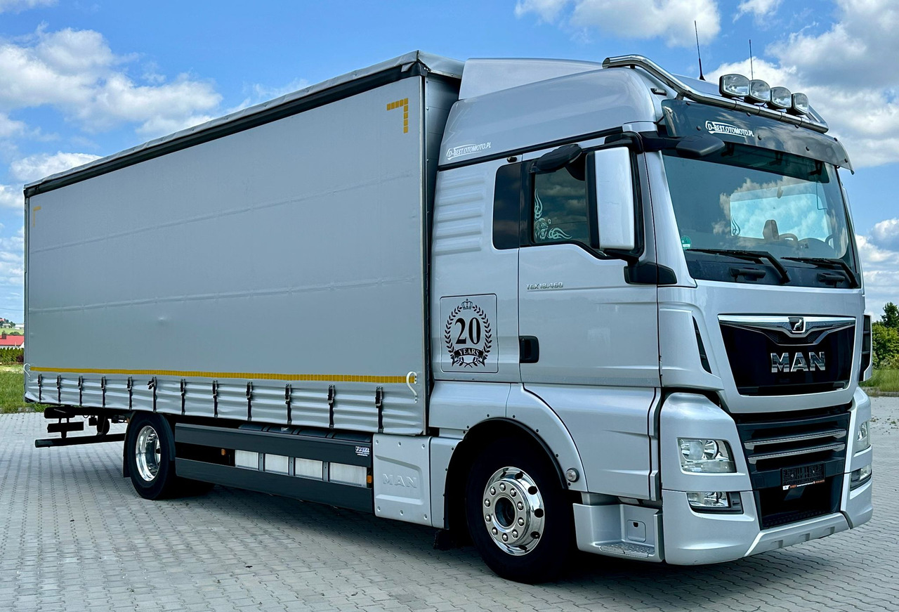 MAN TGX 18.460 / FIRANKA / 20 EUROPALET / ALUSY / SKÓRY / 260 TYS KM / 2019 ROK / Z NIEMIEC - Тентованный грузовик: фото 1 MAN TGX 18.460 / FIRANKA / 20 EUROPALET / ALUSY / SKÓRY / 260 TYS KM / 2019 ROK / Z NIEMIEC - Тентованный грузовик: фото 1