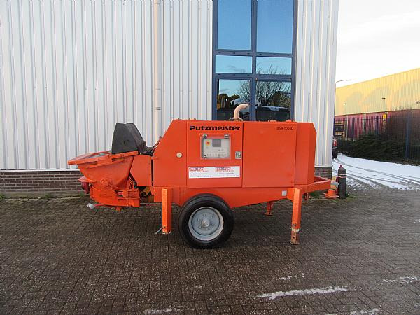 2014 PUTZMEISTER  BSA1005 DC  trailer mounted. - Бетононасос стационарный: фото 1 2014 PUTZMEISTER  BSA1005 DC  trailer mounted. - Бетононасос стационарный: фото 1