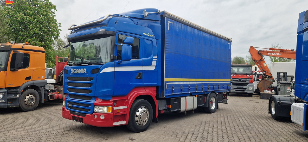 Scania R410 Retarder, Klima, Standklima Top Zustand!! - Тентованный грузовик: фото 1 Scania R410 Retarder, Klima, Standklima Top Zustand!! - Тентованный грузовик: фото 1