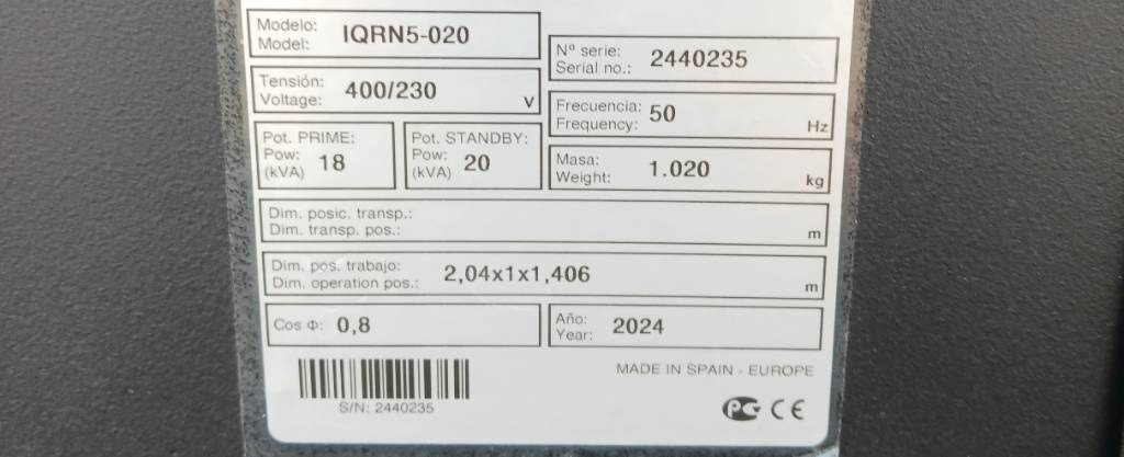 Kubota V2203M - 20 kVA Stage V - DPX-19003 - Электрогенератор: фото 5 Kubota V2203M - 20 kVA Stage V - DPX-19003 - Электрогенератор: фото 5