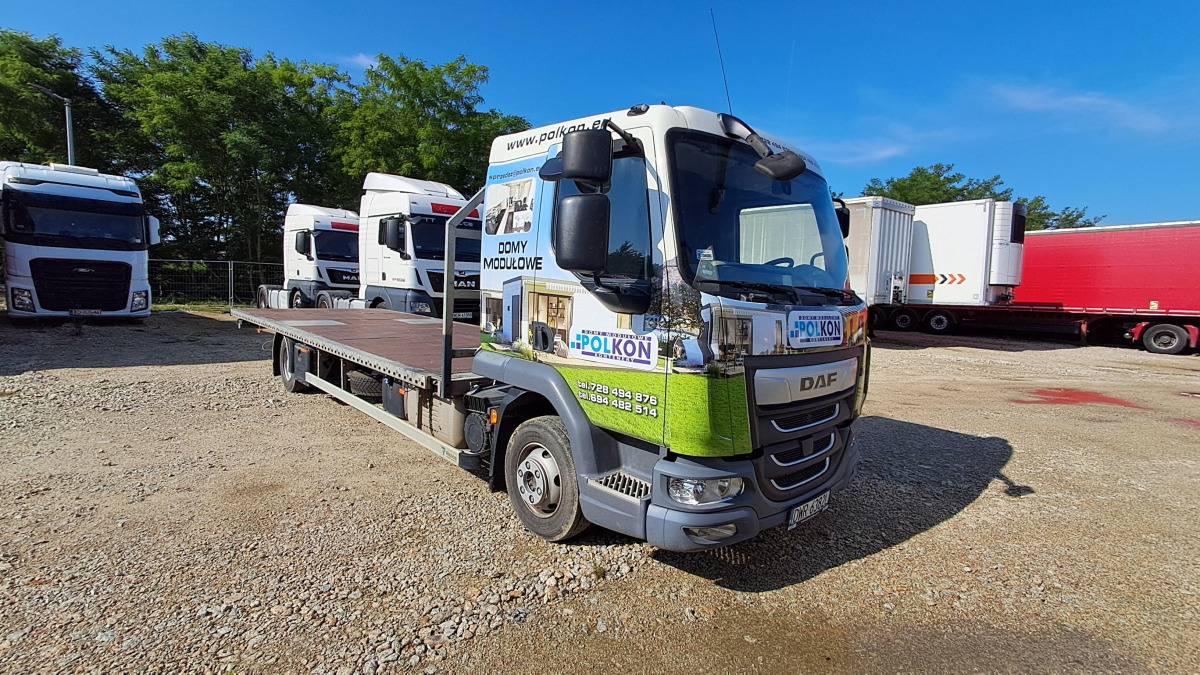 DAF LF230 FA 108/ZPL + NACZEPA REDOS - Грузовик бортовой/ Платформа: фото 1 DAF LF230 FA 108/ZPL + NACZEPA REDOS - Грузовик бортовой/ Платформа: фото 1