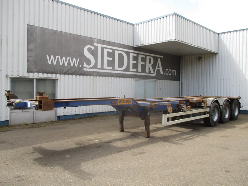Wielton NS34 , Container Trailer , 3 ROR axle , Drum brakes , Air Suspension - Полуприцеп-контейнеровоз/ Сменный кузов: фото 1 Wielton NS34 , Container Trailer , 3 ROR axle , Drum brakes , Air Suspension - Полуприцеп-контейнеровоз/ Сменный кузов: фото 1