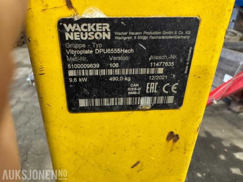 2 stk 2021 Wacker Neuson Vibroplate - Каток: фото 5 2 stk 2021 Wacker Neuson Vibroplate - Каток: фото 5