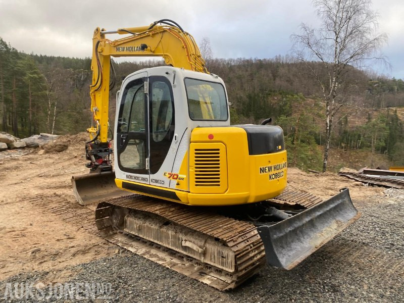 2006 New Holland Kobelco e70 mva fri med tiltrotator, pusseskuff og graveskuff - Экскаватор: фото 2 2006 New Holland Kobelco e70 mva fri med tiltrotator, pusseskuff og graveskuff - Экскаватор: фото 2