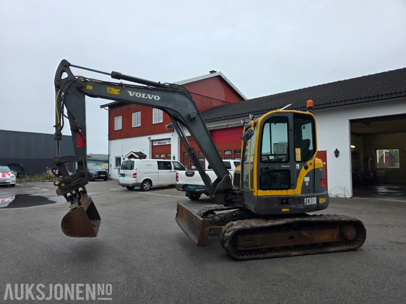 2006 Volvo ECR88 gravemaskin - Vridbar pusseskuff - Skuff 78 cm - EDT Pigghammer - Экскаватор: фото 2 2006 Volvo ECR88 gravemaskin - Vridbar pusseskuff - Skuff 78 cm - EDT Pigghammer - Экскаватор: фото 2