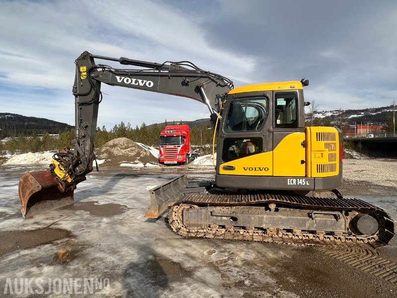 2008 Volvo ECR145C - Engcon tiltrotator - Puss og graveskuff. - Экскаватор: фото 2 2008 Volvo ECR145C - Engcon tiltrotator - Puss og graveskuff. - Экскаватор: фото 2