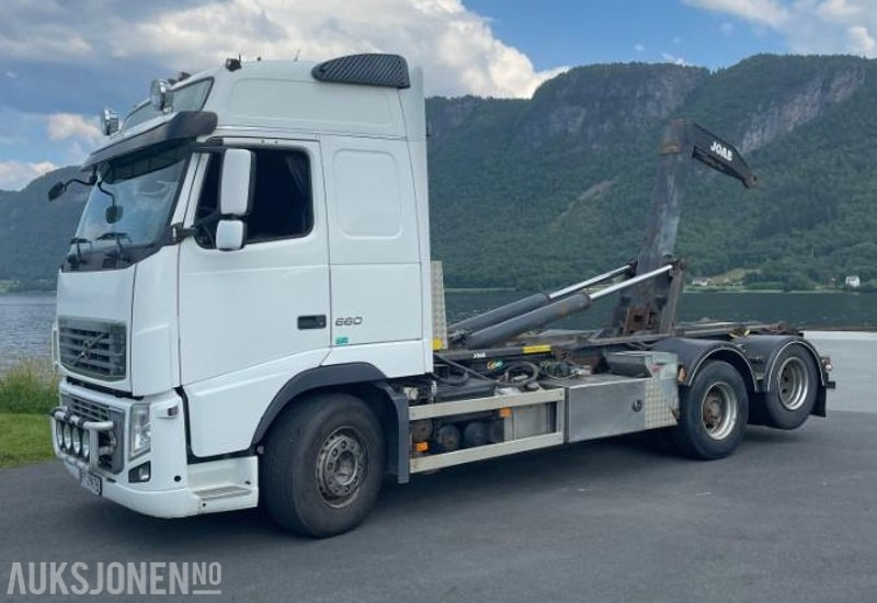 2009 Volvo FH16 Krokløft - 6x2 - Nylig EU godkjent - - 1 stk containerkasse 35 m3 - 2 dekksett - Крюковой мультилифт: фото 1 2009 Volvo FH16 Krokløft - 6x2 - Nylig EU godkjent - - 1 stk containerkasse 35 m3 - 2 dekksett - Крюковой мультилифт: фото 1